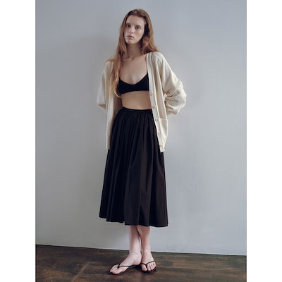 美品 ミナペルホネン カーディガン アンゴラ100% どんぐり柄 S 【公式