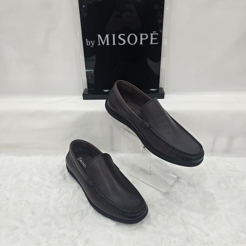 By 男性 シンプル 無地 ローファー 122HT337SP202 DBROWN 3 JJ 22,788円