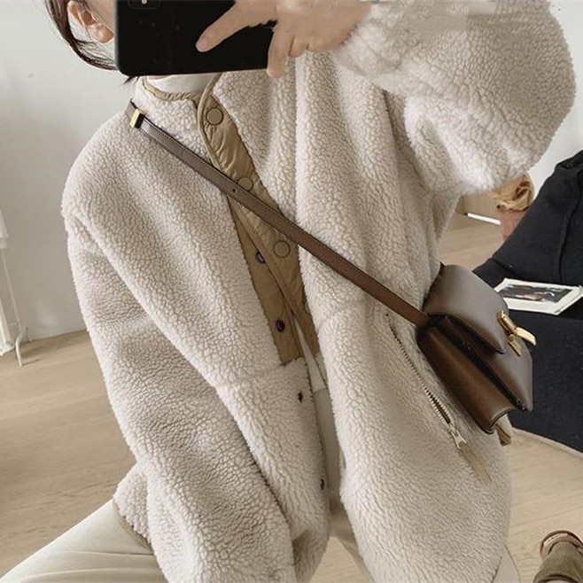 ボアコート レディース ボアジャケット 大きいサイズ 秋冬 ファーコート アウター 裏起毛 もこもこ 防寒 大人 ショート丈 体型カバー 通勤 通学 カジュアル