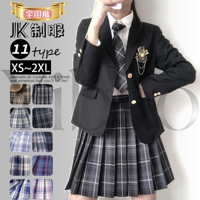 入学式 卒業式 スーツ 女の子 5点セット 女子 高校生 フォーマルスーツ 中学生子供服 プリーツスカート スクール 制服 スカートお受験 発表会 チェック柄 成人式