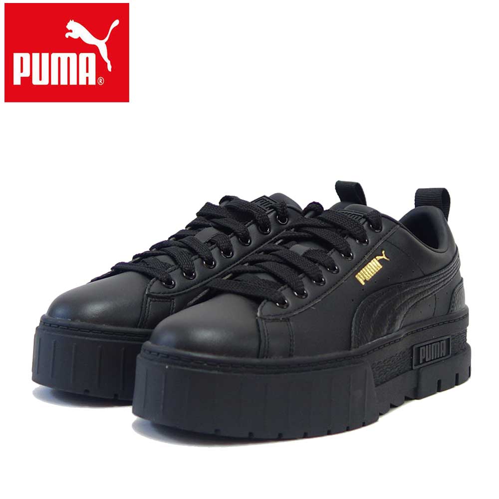 プーマ PUMA メイズ クラシック ウィメンズ 38420902 ブラック （レディース）スムースレザー 厚底 ローカット シューズ