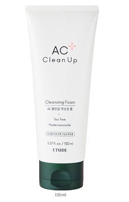 ETUDE HOUSE AC Clean Up Daily Cleansing Foam エチュードハウス ACクリーンアップデイリークレンジングフォーム 150ml