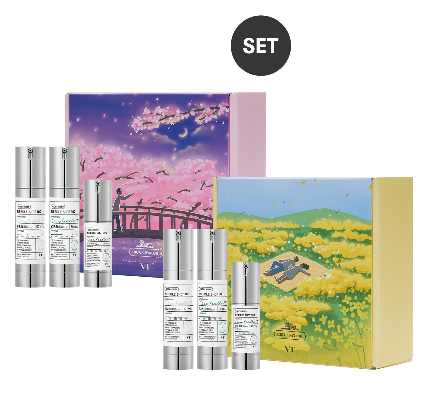 ヒゾ スプリング リドルショット 3点セット(桜 & 菜の花 / 100+300+700) ギフトセット 19,054円