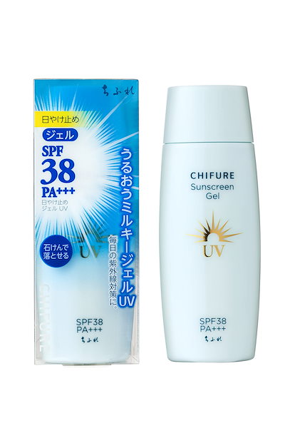 ちふれ 日やけ止めジェルUV 日焼け止め 80ミリリット...のサムネイル