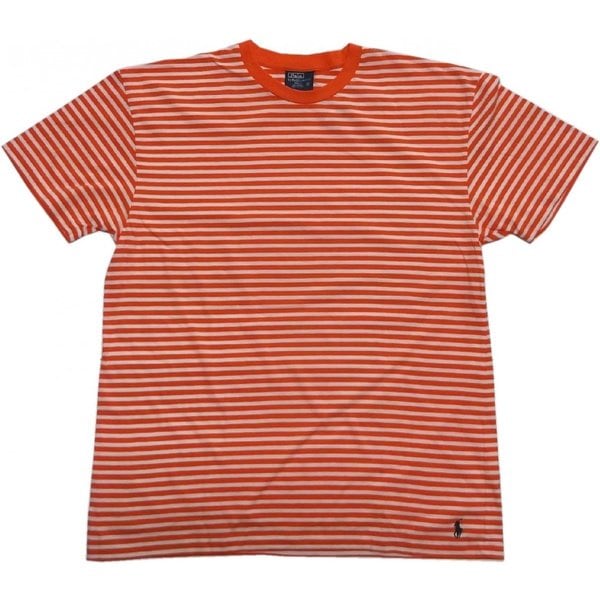 半袖 ボーダー Tシャツ オレンジ PR2-063