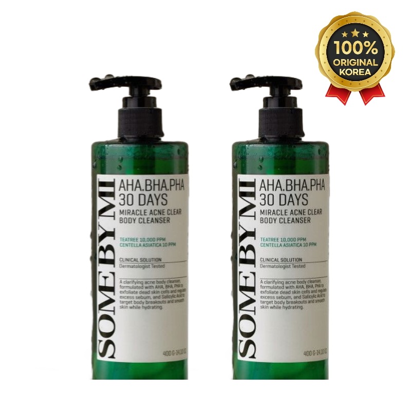 AHA BHA PHA 30デイズミラクルアクネボディクレンザー400g 2個 /背中＆胸のニキビケア