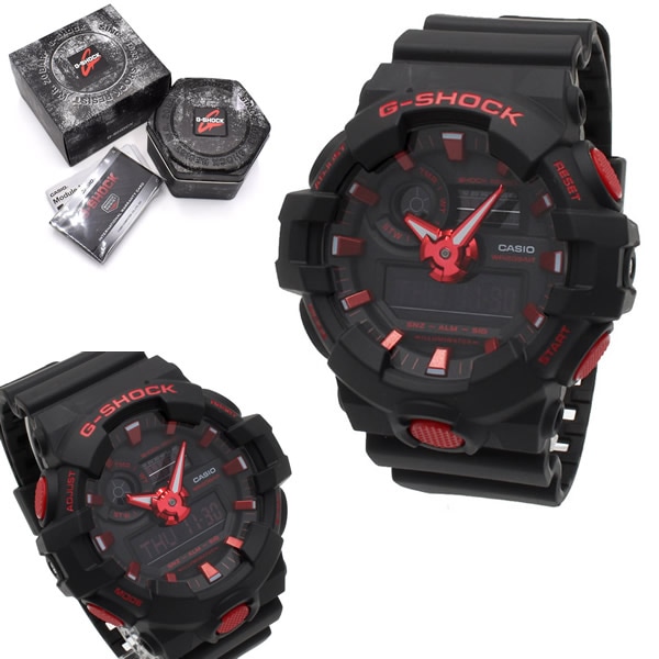 腕時計 G-SHOCK Gショック GA-700BNR-1ADR ANALOG-DIGITAL GA-700 SERIES 腕時計 ウォッチ メンズ ブラック