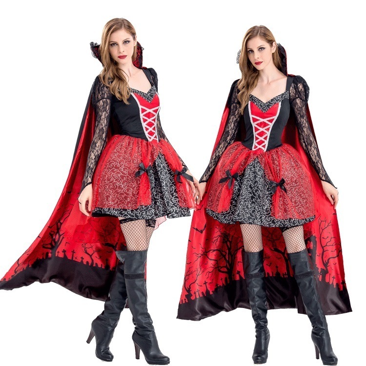 ヴァンパイア コスプレ 衣装 ゾンビ 悪魔 魔女 大人 仮装 クイーン コスチューム クイーン ゴースト パーティー