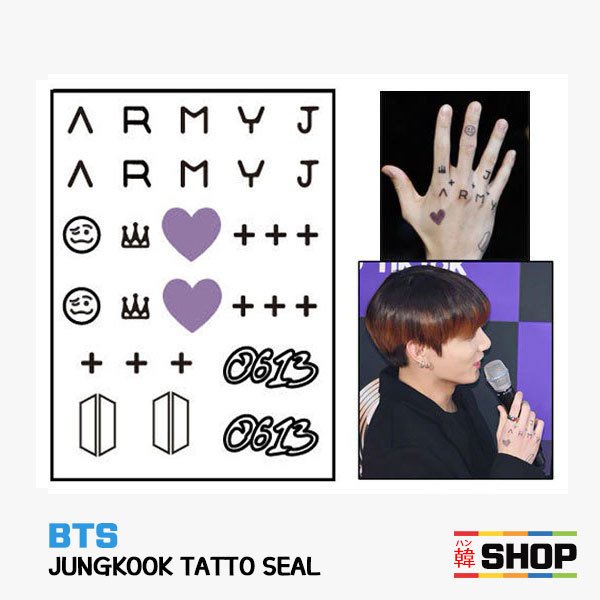 Qoo10] BTS TATTOO SEAL ジョング : KPOP