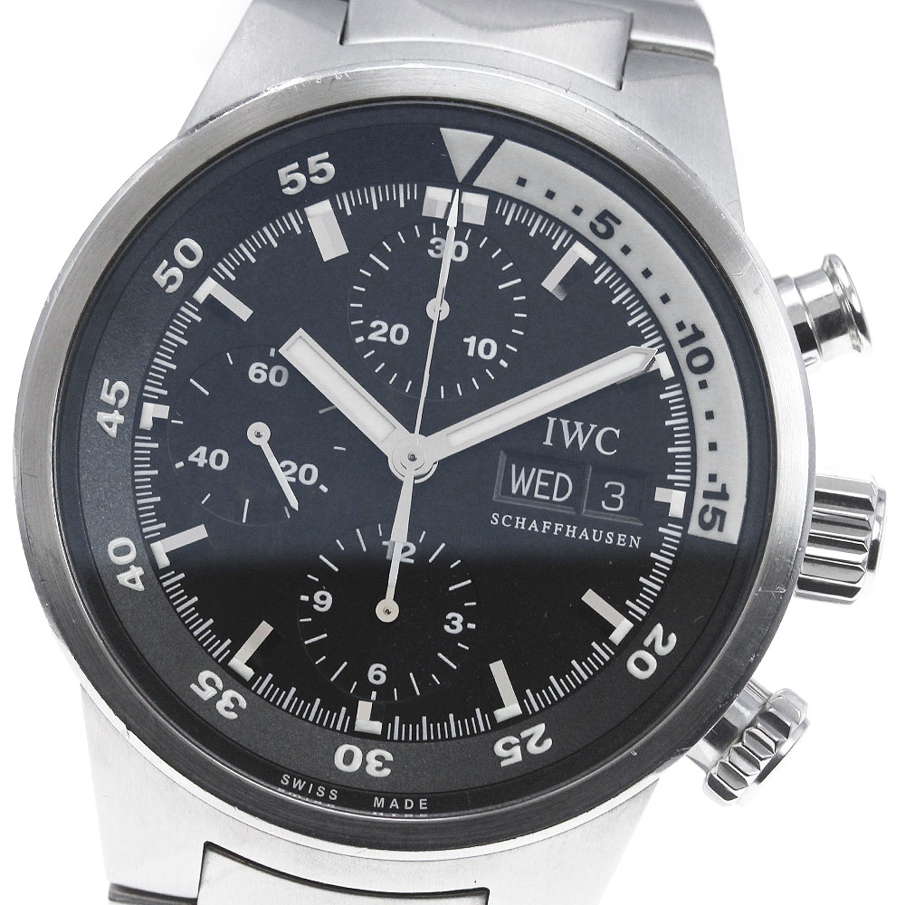 IWC SCHAFFHAUSEN IW371908 アクアタイマー クロノグラフ 自動巻き メンズ _842480【中古】