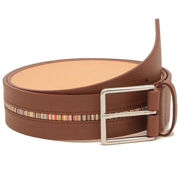 ベルト マルチストライプ ブラウン マルチカラー メンズ PAUL SMITH M1A5775BINSTB 62