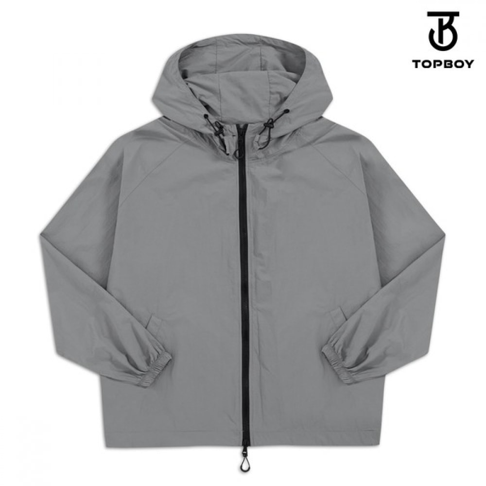 (TOPBOY) エッセンシャルナイロンオーバーフィットウィンドブレーカージャンパー (SU657)