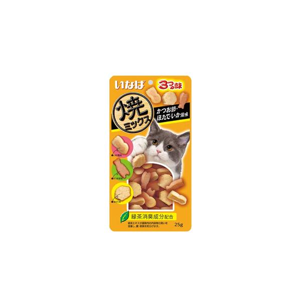 焼ミックス3つの味 かつお節・ほたて・いか風味 25g
