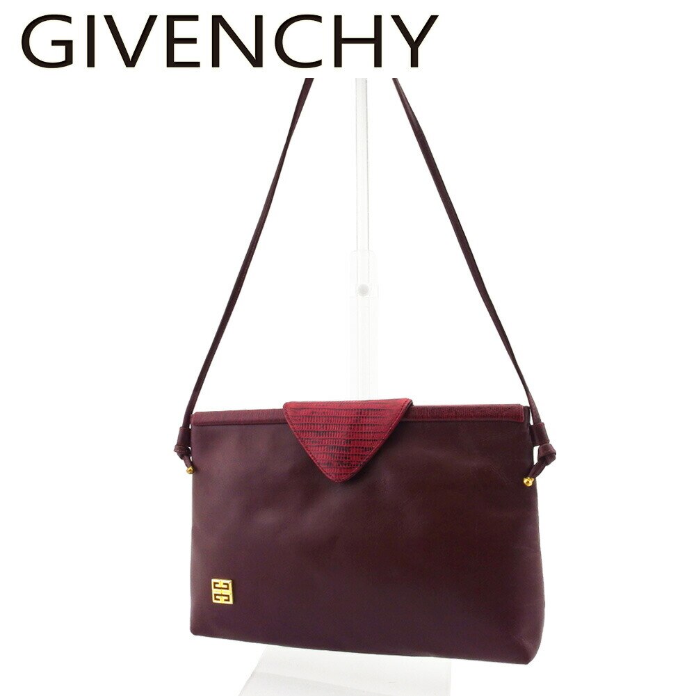 ショルダーバッグ 斜めがけショルダー バッグ 4Gロゴ レディース ボルドー ゴールド 中古 18,569円