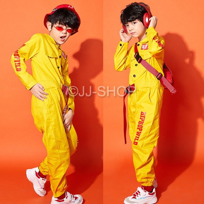 ダンス衣装 キッズ ガールズ 男の子 ヒップホップ ダンス衣装 オーバーオール オールインワン ジャ