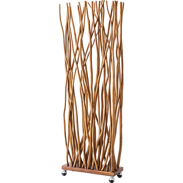 パーテーション 約W62xD20xH181cm ブラウン 完成品