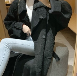 ウールロングコート アウター コート シンプル ブラック 黒 ブラウン 茶色 ブルー 青 ミドル丈