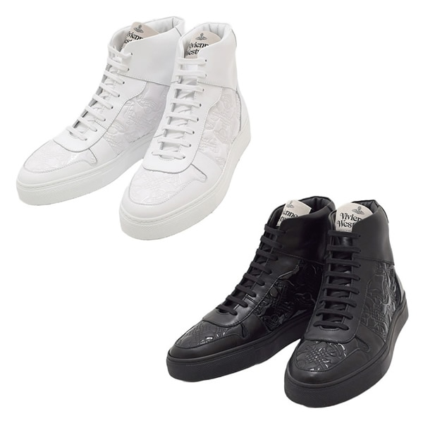 卸売 TOP HIGH TRAINER CLASSIC 靴 Westwoodスニーカー Vivienne 75010003M-C001J N401 A401 BLACK WHITE 23SS その他 サイズ:6-40