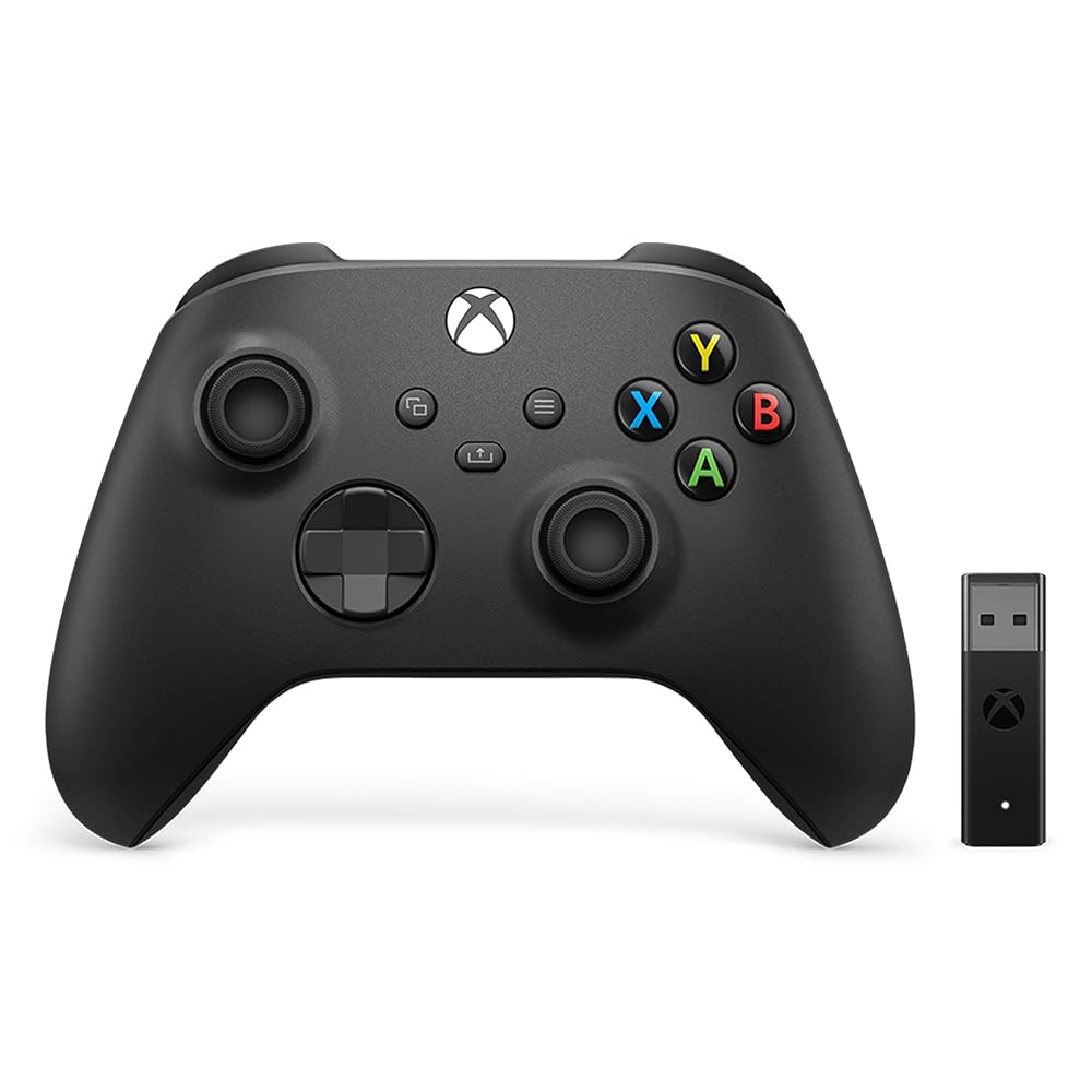【純正品】Xbox ワイヤレス コントローラー + ワイヤレス アダプタ for Windows