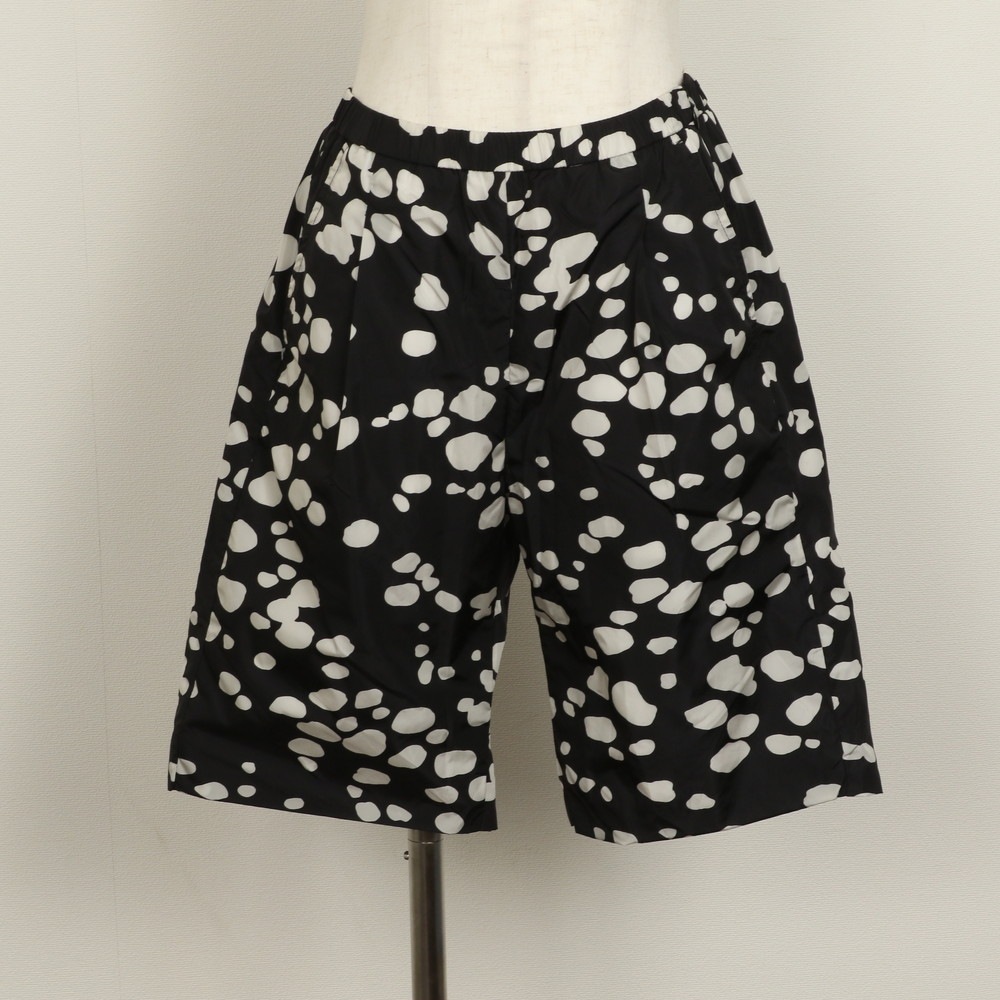 極美品 ショート ハーフ 短パン 半ズボン 総柄 ドット 柄 アパレル 洋服 服 ボトムス 40 パンツ メンズ EEE BF16-8 中古