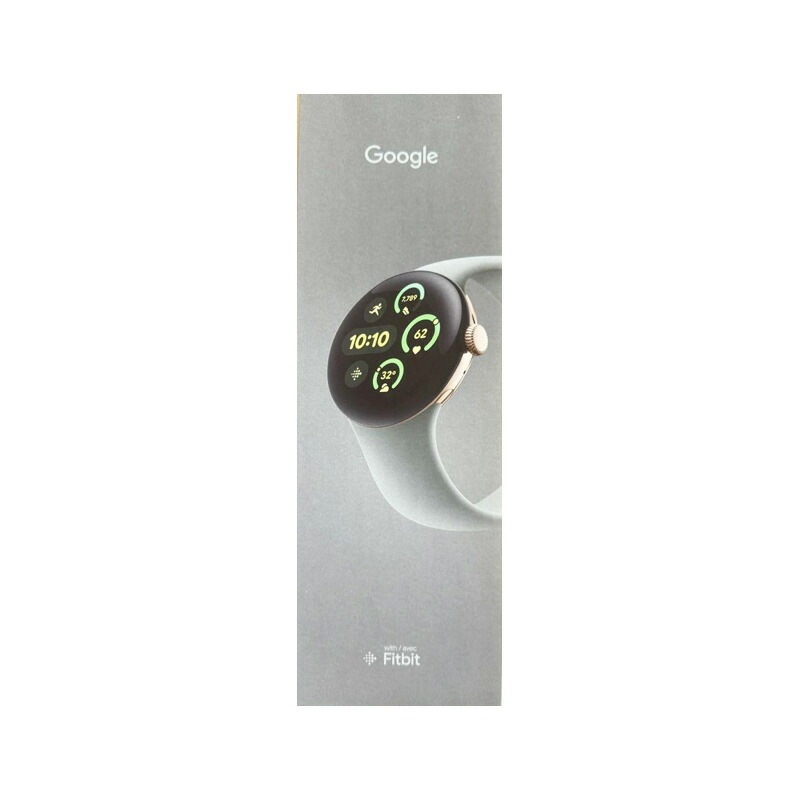 【新品】Google スマートウォッチ Google Pixel Watch 3 45mm Wi-Fiモデル GA05786US Matte Hazel アルミケース/Hazel アクティブ バンド