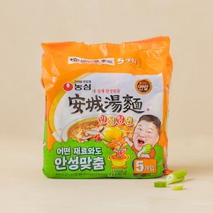 安城湯麺 五個 625g (125g五個)/韓国ラーメン/インスタントラーメン/おまとめ梱包 送料1回発生