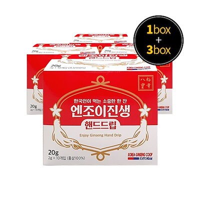 紅参茶ハンドドリップ4Box