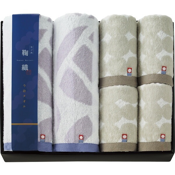 （ギフト）なごみ鞠織 バス/フェイスタオルセット G-C 6,983円