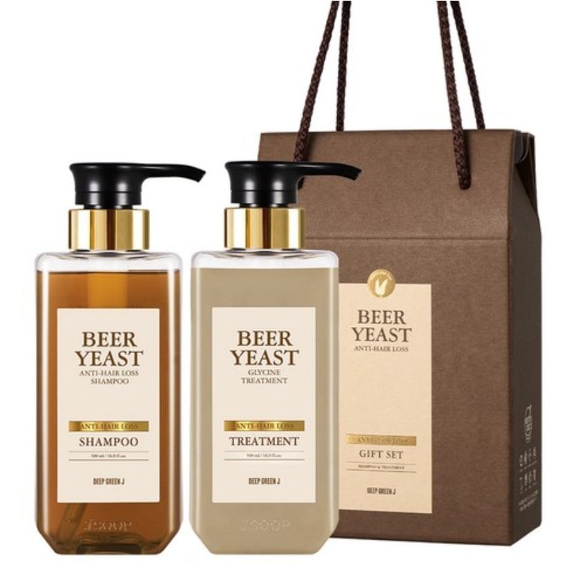 ディープグリーン ジェイ スープ ビール酵母 脱毛 シャンプー+トリートメントギフトセット 1セット