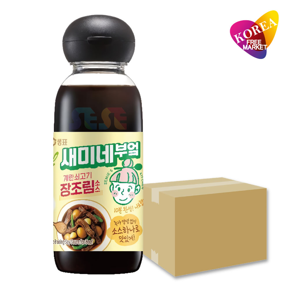 セミネキッチン チャンジョリムソース 300ml 12本セット / センピョ 韓国風 醤油煮のたれ 牛肉の甘辛煮
