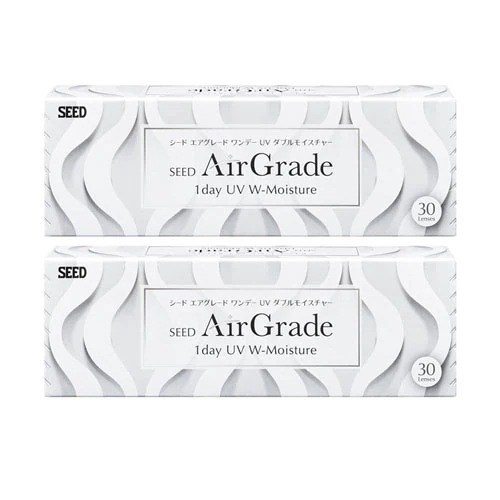 【処方箋提出】 エアグレードワンデーUVダブルモイスチャー(30枚入り)2箱/宅配便またはレターパックプラス/1日使い捨て コンタクト