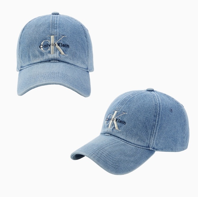 CKJ Monogram Denim Baseball Cap (4G5007G-VHJ )