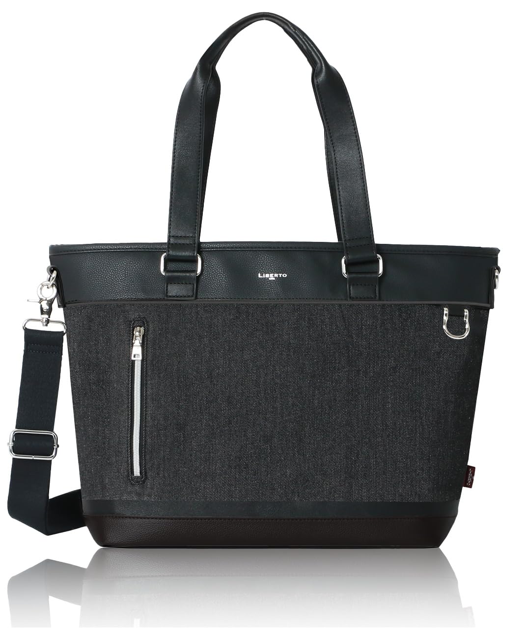 [リベルト エドウィン] トートバッグ メンズ デニム 切替 2way 通勤 通学 A4 おしゃれ プレゼント