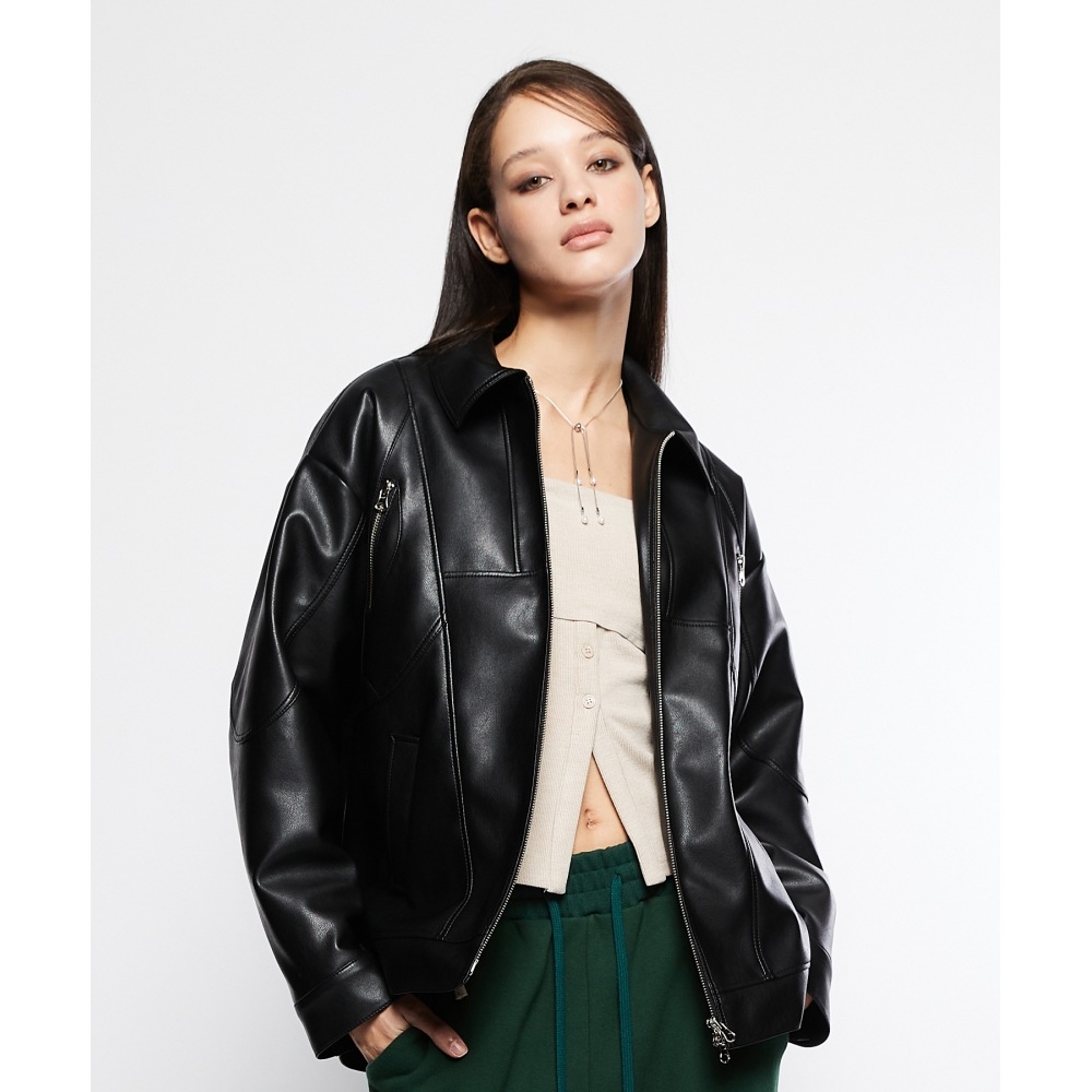 ラティジェント L7 オーバーフィットカッティングジャケット (ブラック)