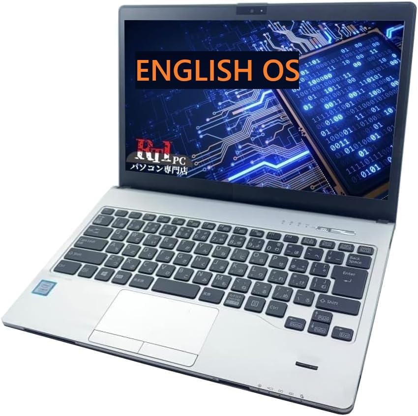Used English OS Laptop Windows 11 Engish Version MS-Office Installed Lifebook S938 13.3 inch Core i5