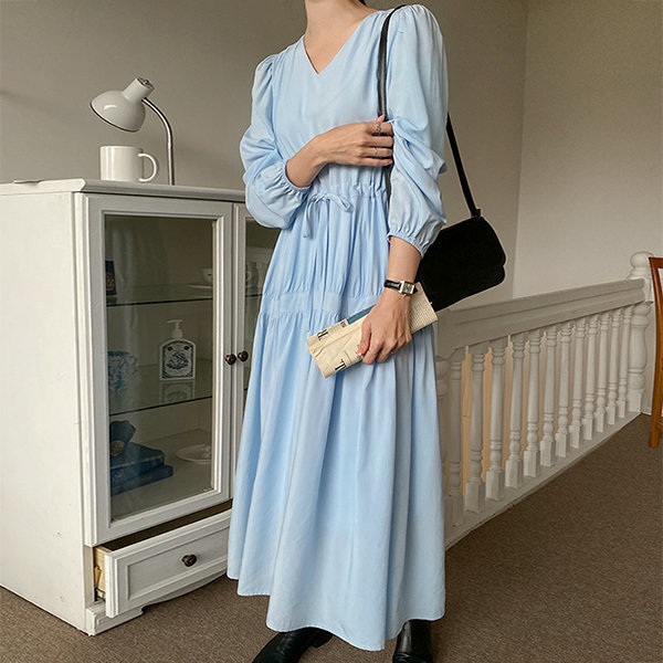 レルシ シャーリング ロング ワンピース 61178 ビッグサイズ レディースファッション