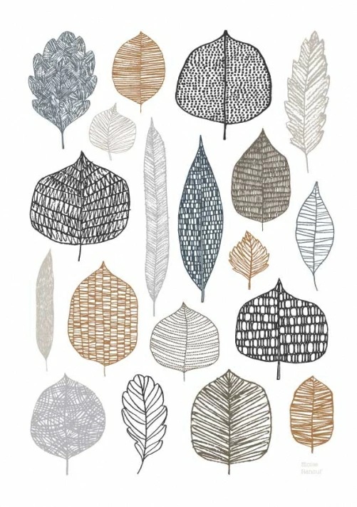 ELOISE RENOUF NEW LEAVES MULTI PRINT A3