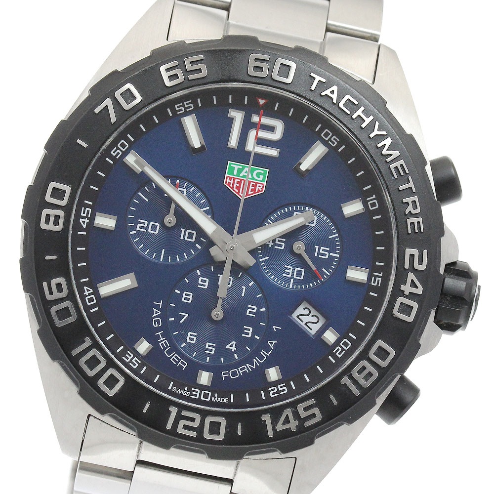 タグホイヤー TAG HEUER CAZ101AV フォーミュラ1 クロノグラフ クォーツ メンズ 箱・保証書付き_930452【中古】