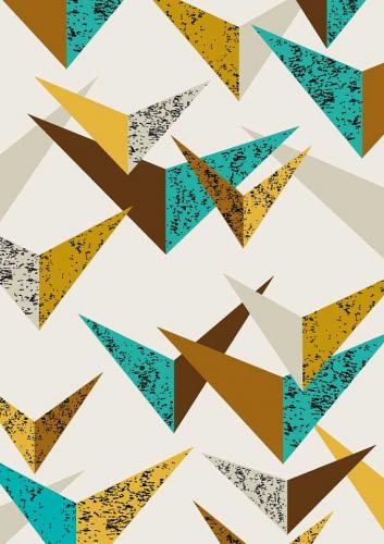 ELOISE RENOUF FLOCK NO3 A3 アートプリント/ポスター 【北欧