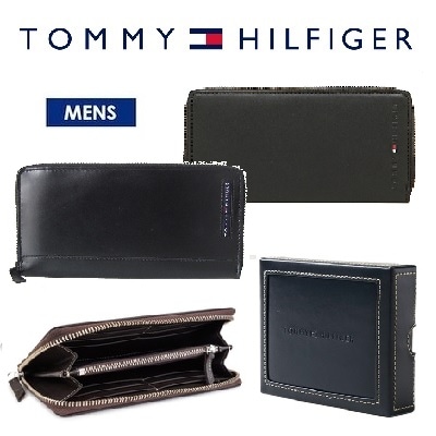 人気ブランド　TOMMY 長財布　ラウンドファスナー　プレゼント包装可能　クリスマス　誕生日　お祝い バレンタイン