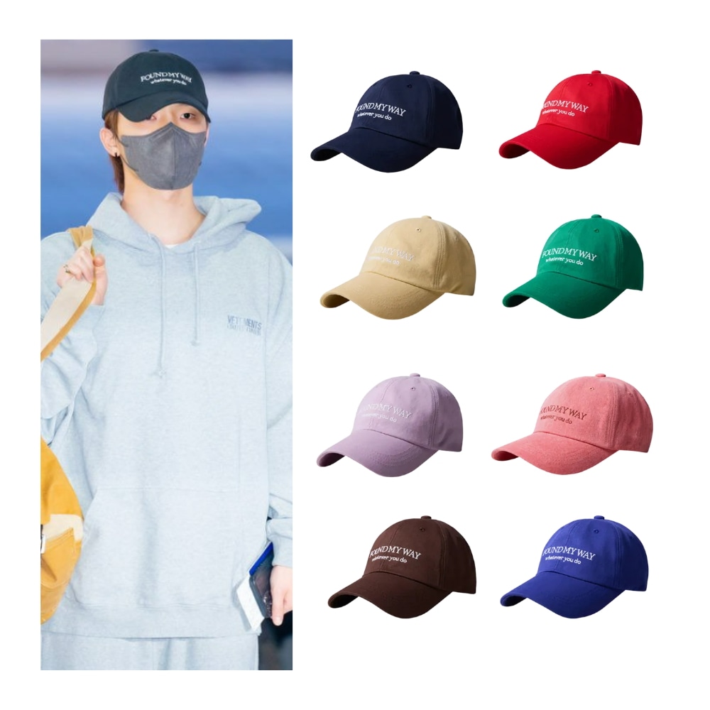 [SEVENTEEN DINO 着用] Signature Lettering Logo ball cap