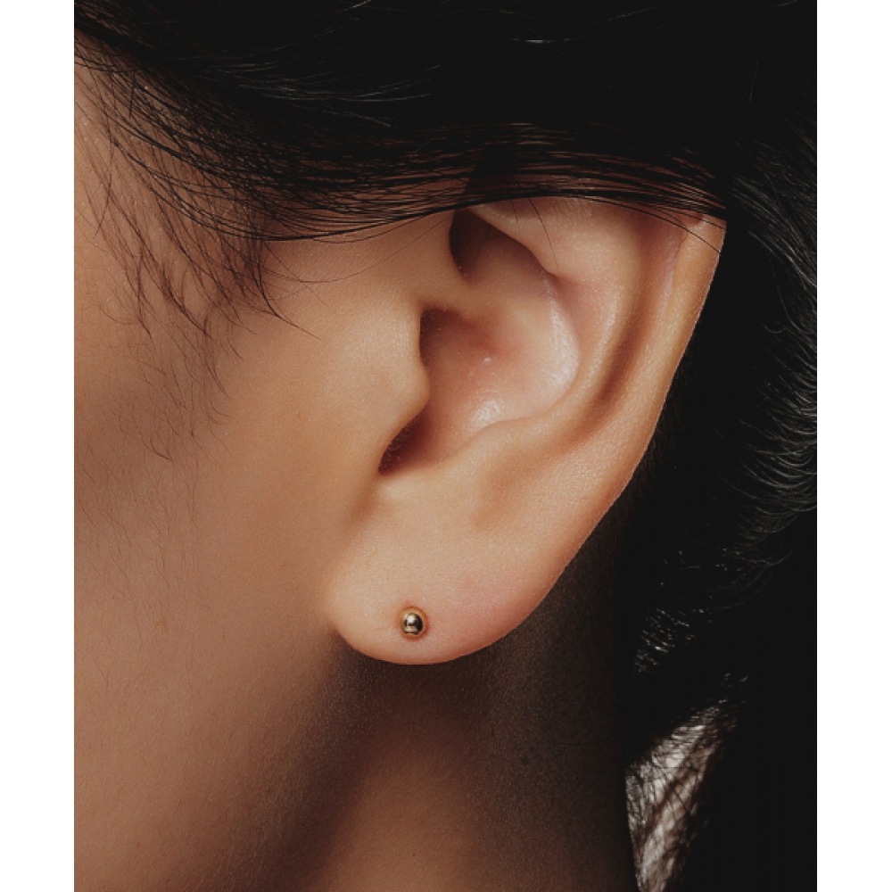 ヘレンジュエリー 14K キラキラボールピアス 3mm