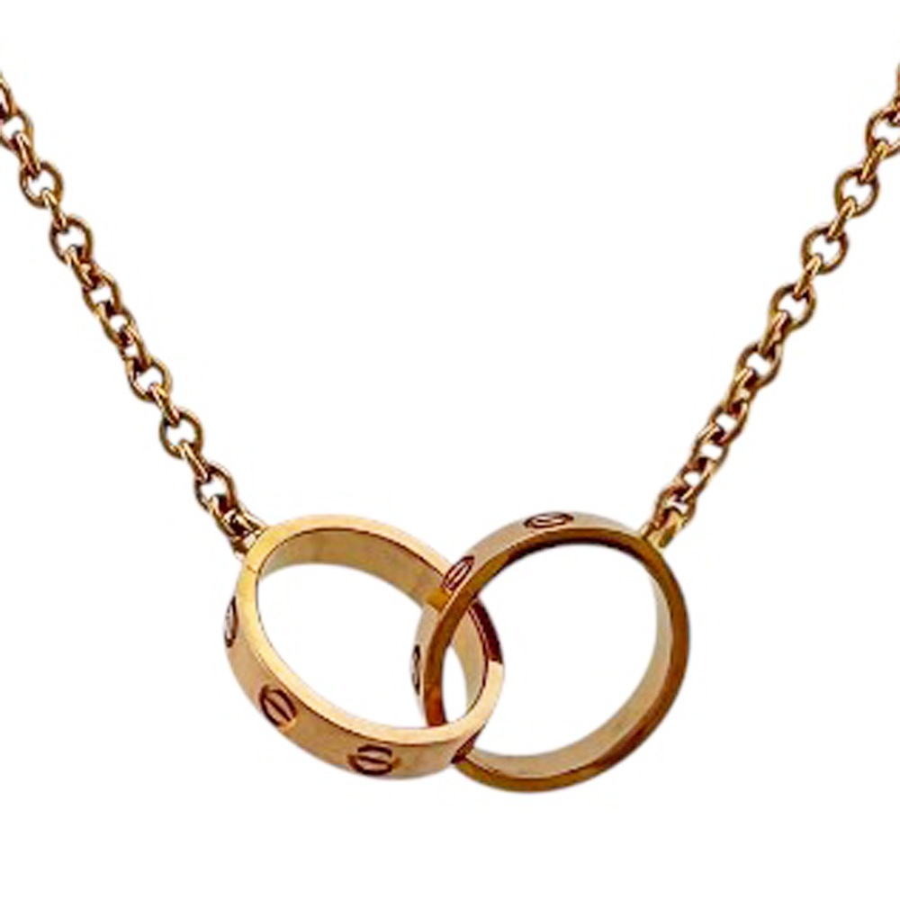 カルティエ ベビーラブ ネックレス 18金 K18ピンクゴールド CARTIER 中古 美品