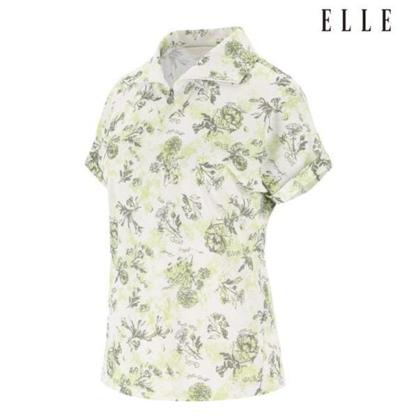 ゴルフセーブゾーン01 女性フラワープリントTシャツ 6L45204 701 (E45879033)