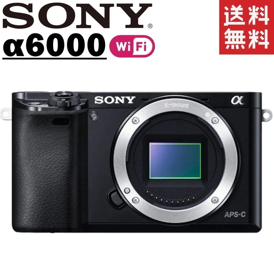 α6000 ILCE-6000 ボディ ブラック ミラーレス一眼 カメラ 中古