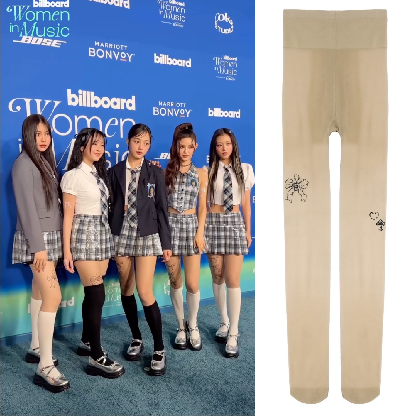 【NEWJEANS 着用】 ODDONEOUT_SOMETHINGS PRINTED STOCKING (2 COLOR)