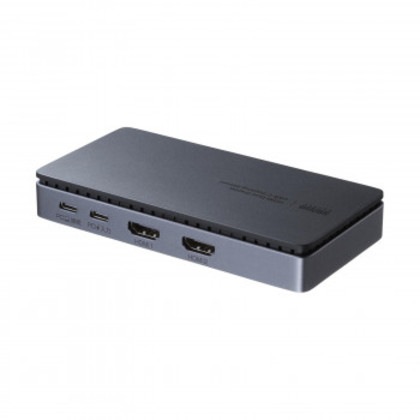 サンワサプライ ドッキングステーション(HDMI×2画面出力・LAN端子なし) ブラック USB-CVDK17