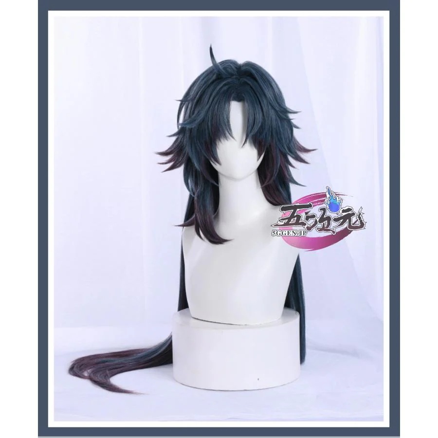 ハロウィン レディース ウィッグ イベント用品 パーティー　崩壊スターレイル コスプレ　崩スタ　刃（じん）　ウィッグ