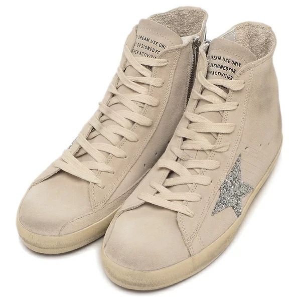 スニーカー フランシー ホワイト シルバー メンズ レディース ユニセックス GOLDEN GOOSE GWF00113 F005643 15542