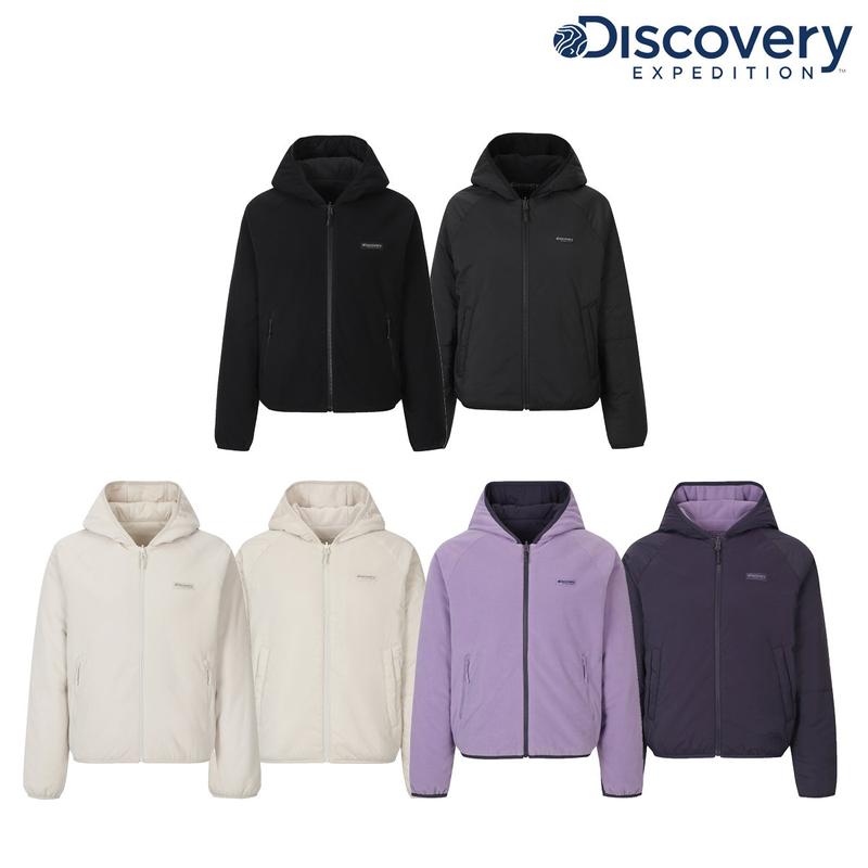 25FW 女性用グリッドリバーシブルジャケットフリース DWSS7D056